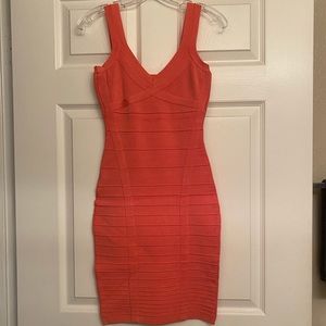 Guess by Marciano Coral Bondage Dress size Small